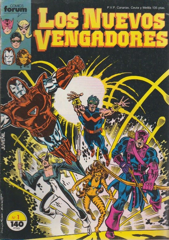 Los Nuevos Vengadores. Forum 1987. Nº 1