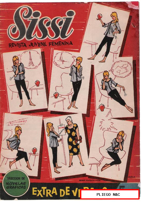 Sissi. Selección de Novelas Gráficas. Extra de Verano (1960)
