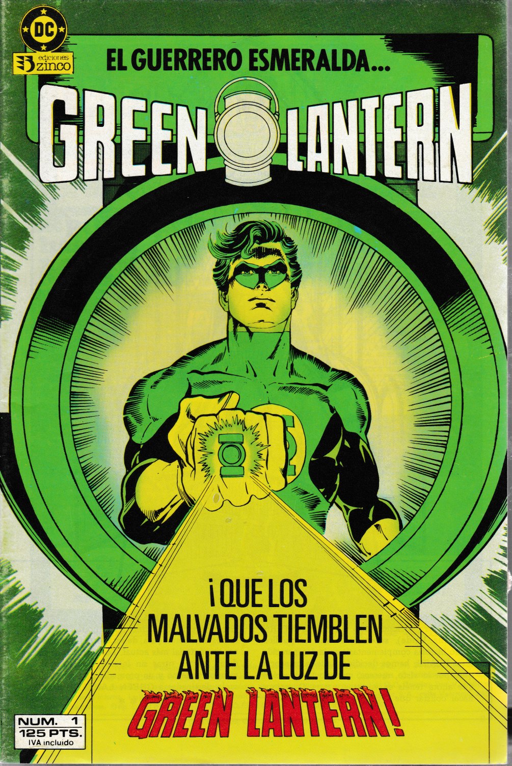 Green Lantern. Zinco 1986. Nº 1