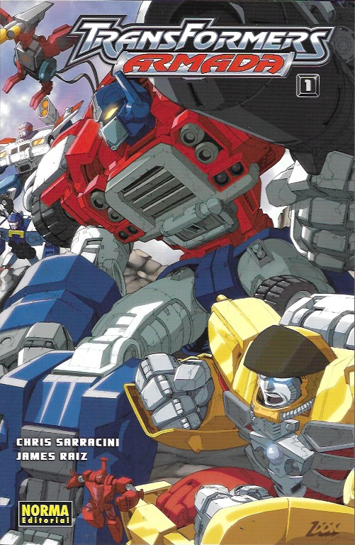 Transformers Armada. Norma 2007. Colección completa (7 ejemplares)