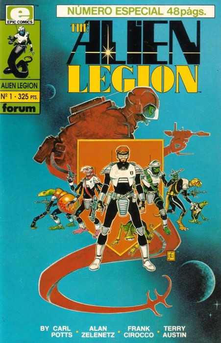 The Alien Legion. Forum 1991. Colección completa (11 ejemplares)