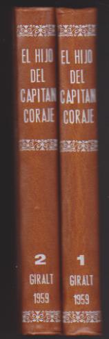 El Hijo del Capitán Coraje. Toray 1959. Colección completa encuadernada (52 ejemplares)