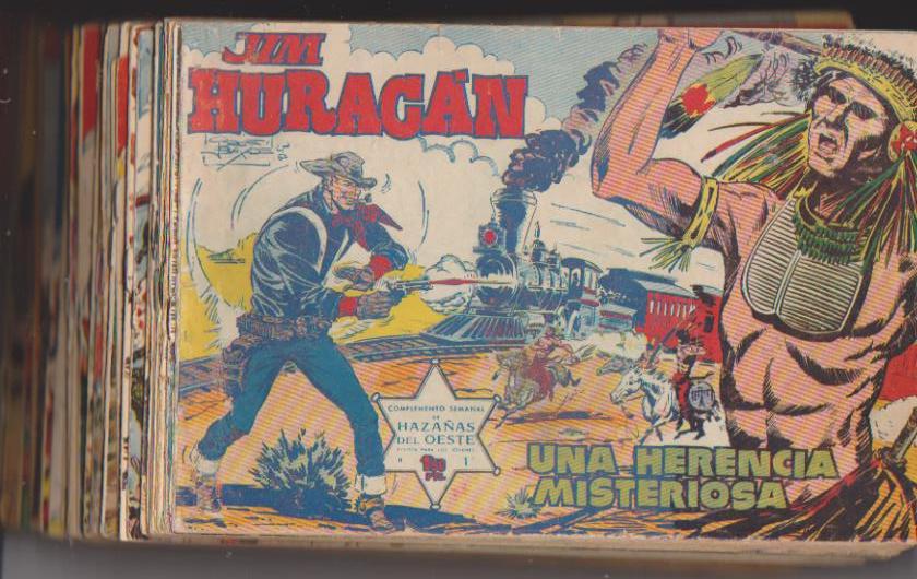 Jim Huracán. Toray 1959. Colección a falta de 3 ejemplares nº 25, 53 y 55
