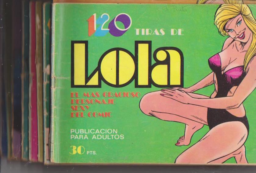 120 Tiras de Lola. Bruguera 1974. Lote de 20 ejemplares. Colección a falta de los nº 6, 7, 18, 19, 25, 26, 27 y 28