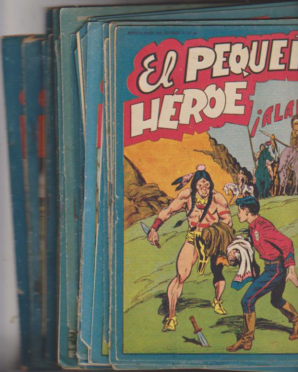 El Pequeño Héroe. Maga 1956. Lote de 39 ejemplares