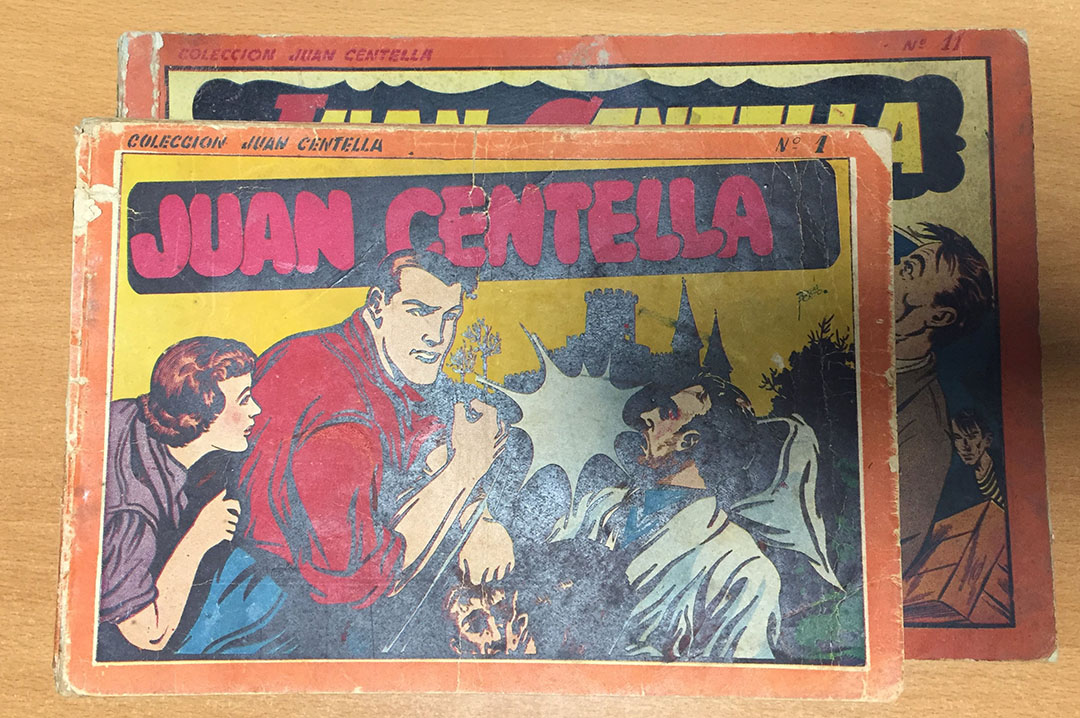 Juan Centella. Hispano Americana 1944. Álbumes rojos. Completa 14 ejemplares