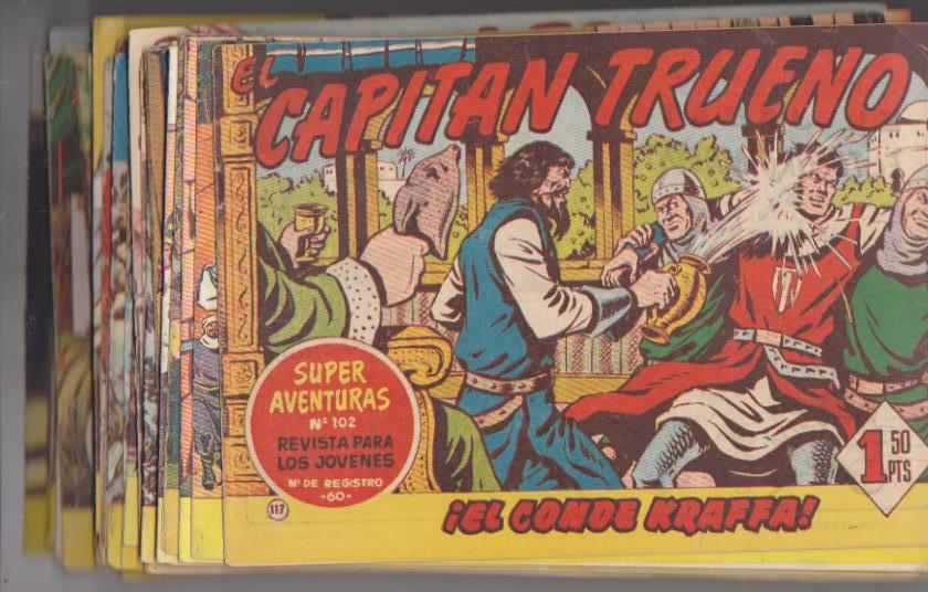 El Capitán Trueno. Bruguera 1956. Lote de 31 ejemplares
