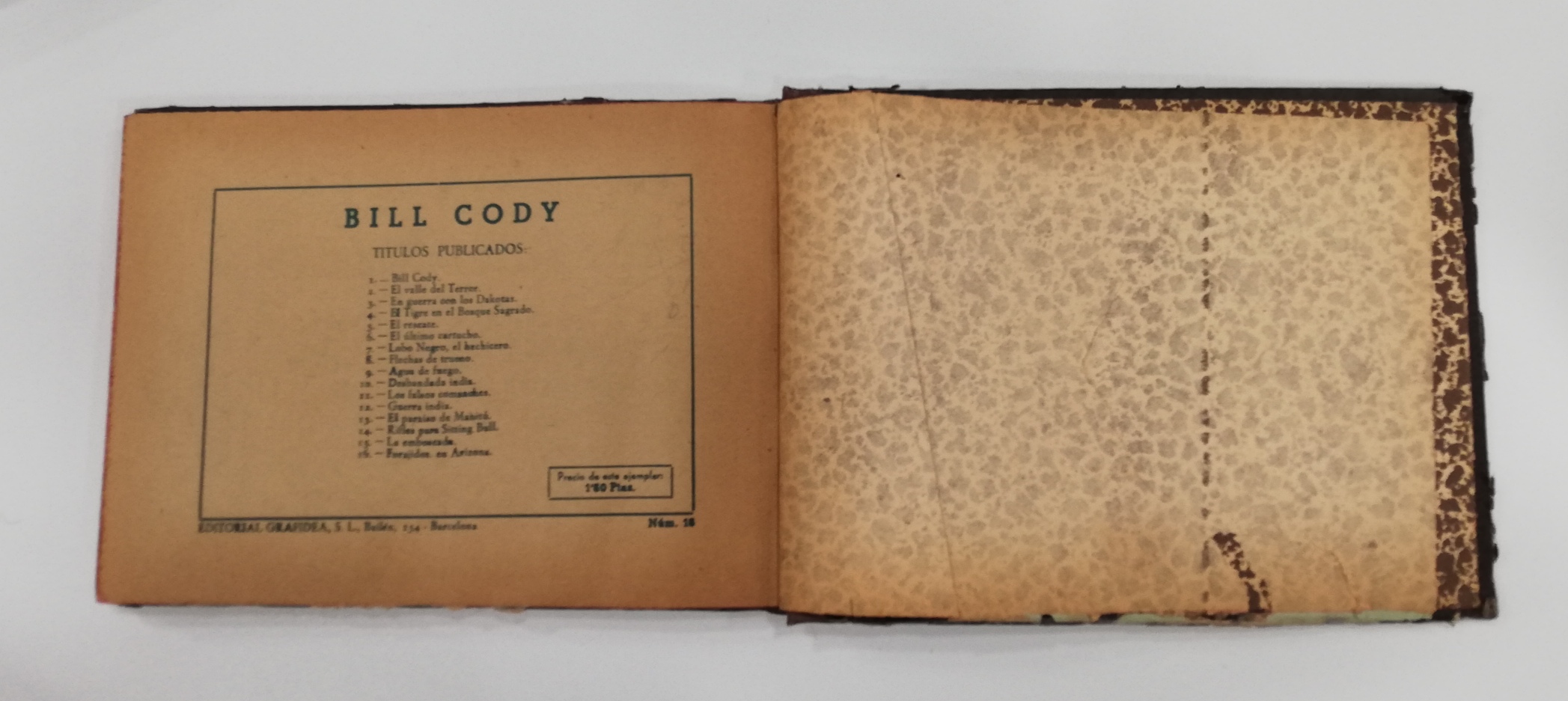 Bill Cody. Grafidea (1951). Colección completa encuadernada (16 ejemplares)