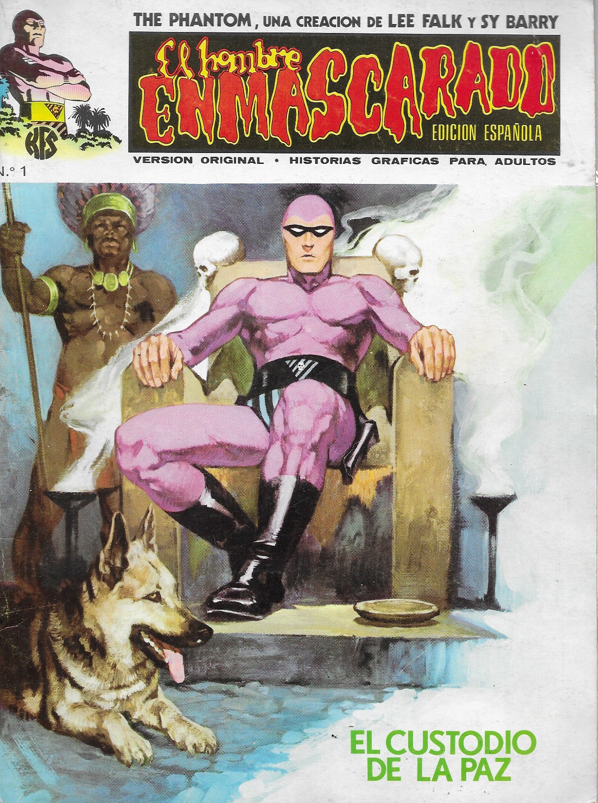 El Hombre Enmascarado. Vértice 1973. Colección completa (56 Ejemplares)