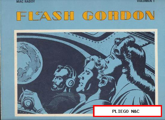 flash Gordon. B.O. 1978. Lote de 6 ejemplares (del nº 1 al 6) Colección a falta del nº 7