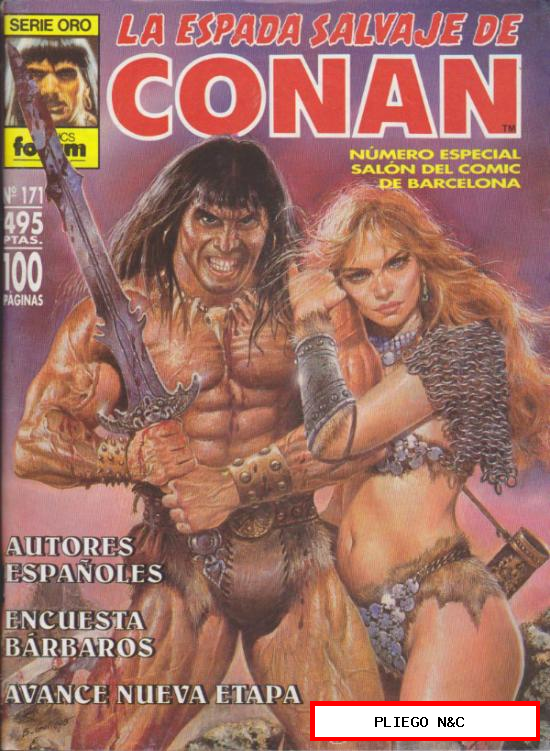 La Espada Salvaje de Conan. Forum 1982. Lote avanzado, colección a falta de 6 números