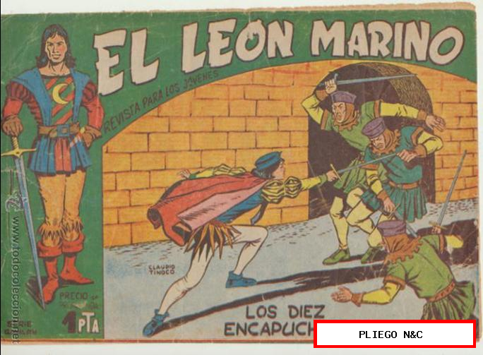 El León Marino. Maga 1961. Lote de 23 ejemplares. colección a falta del nº 24. La conservación