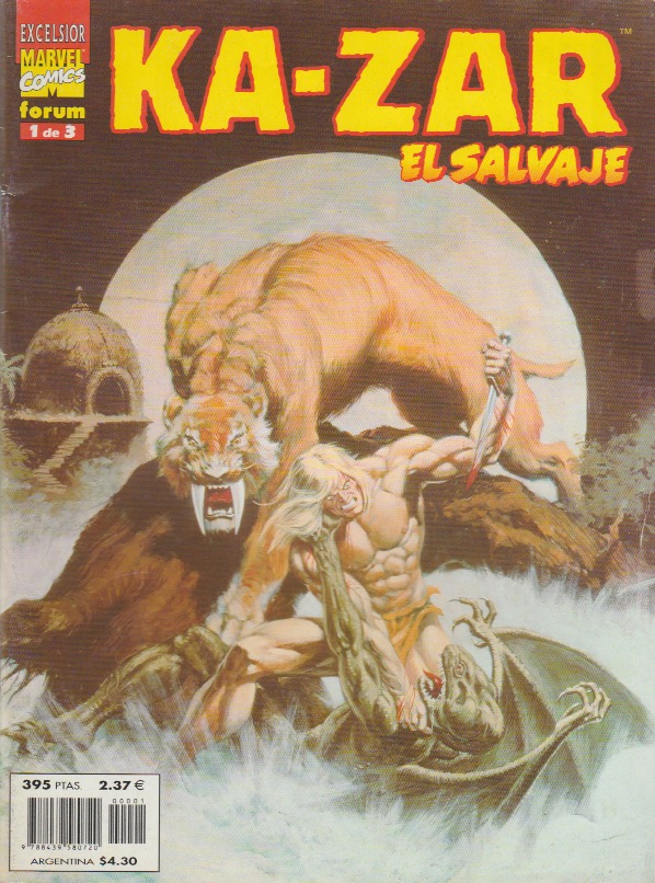 Ka-Zar El Salvaje. Forum 1999. Colección completa (3 ejemplares)