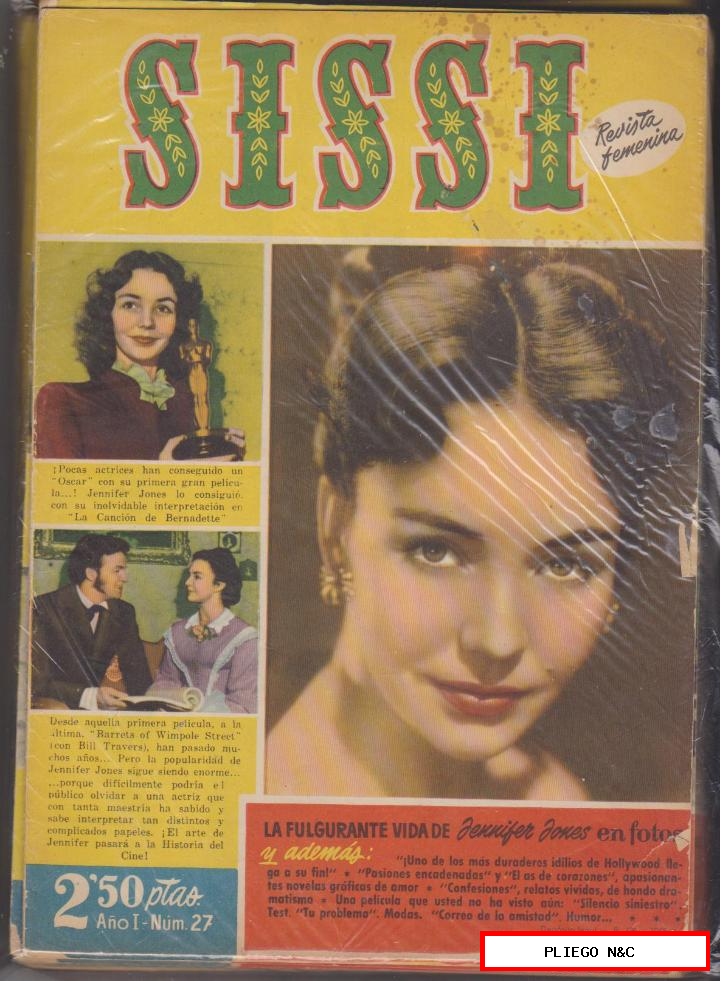 Sissi. Bruguera 1958. Lote de 24 ejemplares del 27 al 50