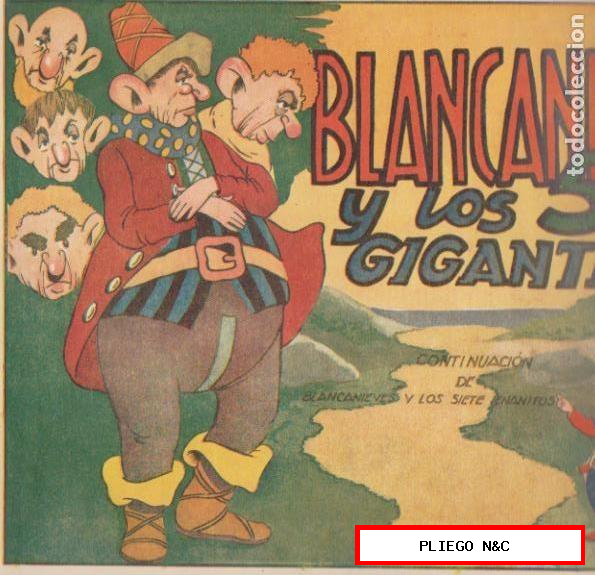 Blancanieves. Ameller 1945. Completa 2 ejemplares (22x32)