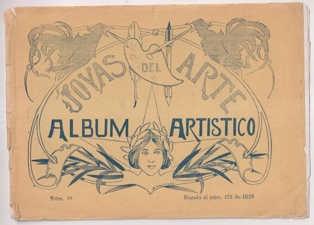 Joyas del Arte. Álbum Artístico nº 17. regalo de Iris. (25x18) 8 fotos (tipo lámina)