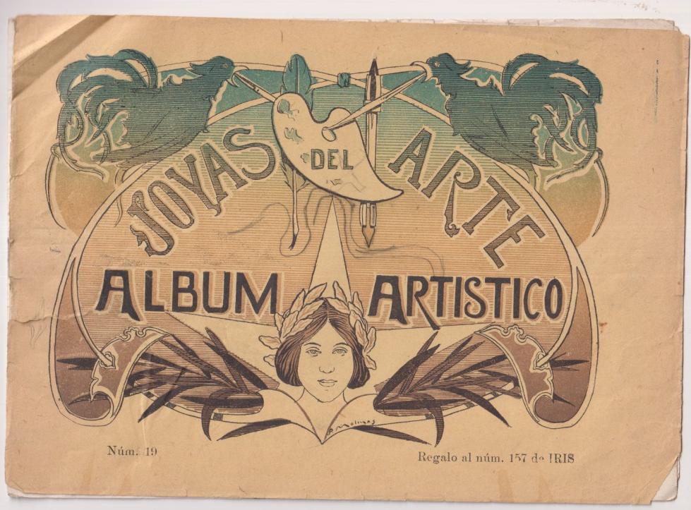 Joyas del Arte. Álbum Artístico nº 19. regalo de Iris. (25x18) 8 fotos (lámina)