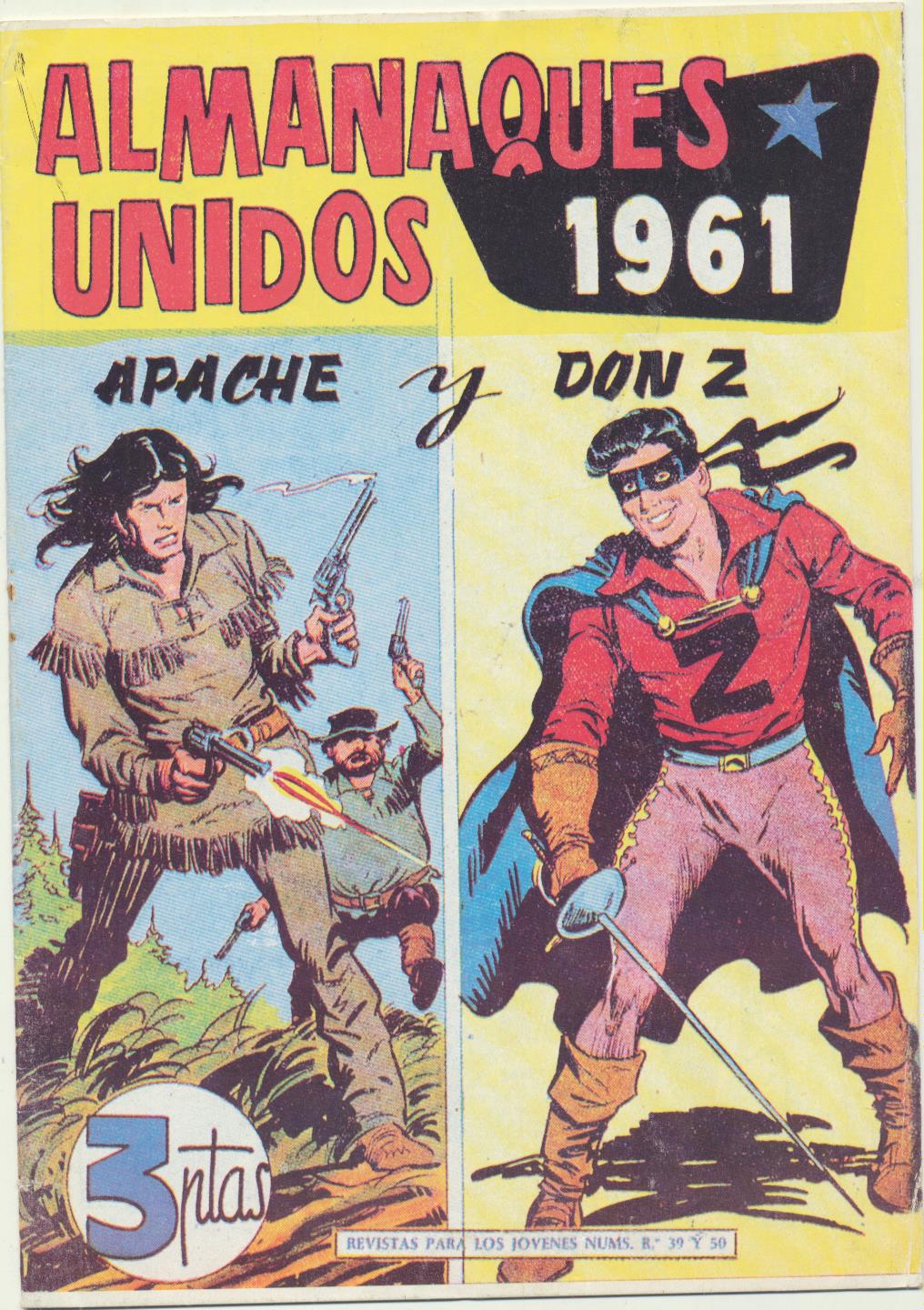 Almanaques Unidos 1961. Apache y Don Z. Reedición