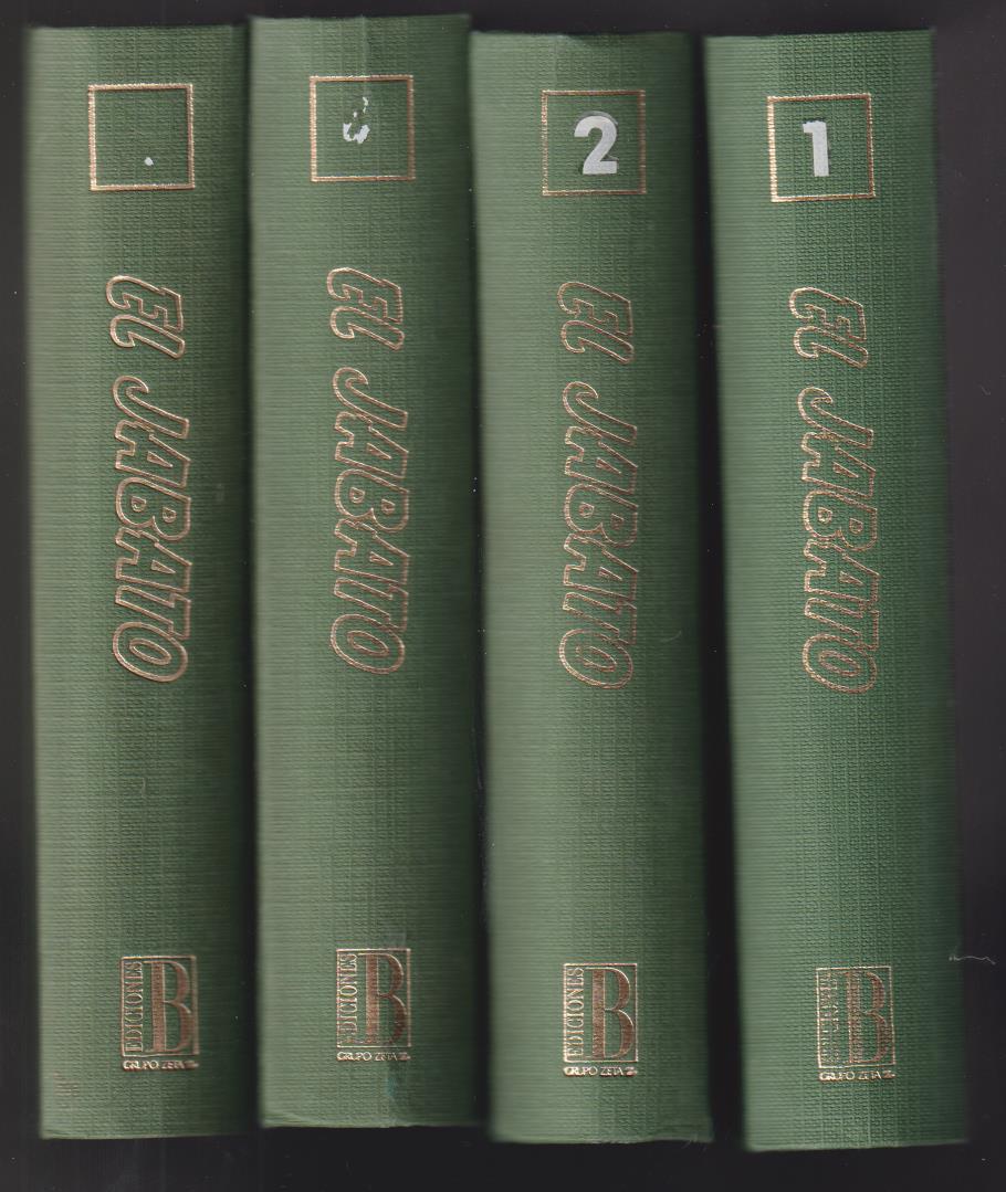 El jabato. Ediciones B. Completa, 381 ejemplares encuadernados en 8 tomos