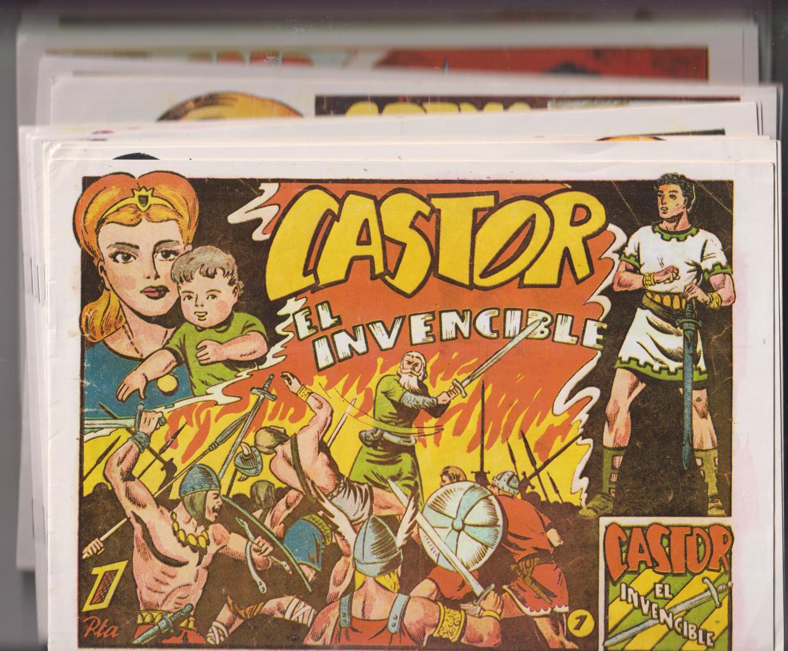 Castor El Invencible. Lote de 32 Ejemplares del 1 al 32. Reedición