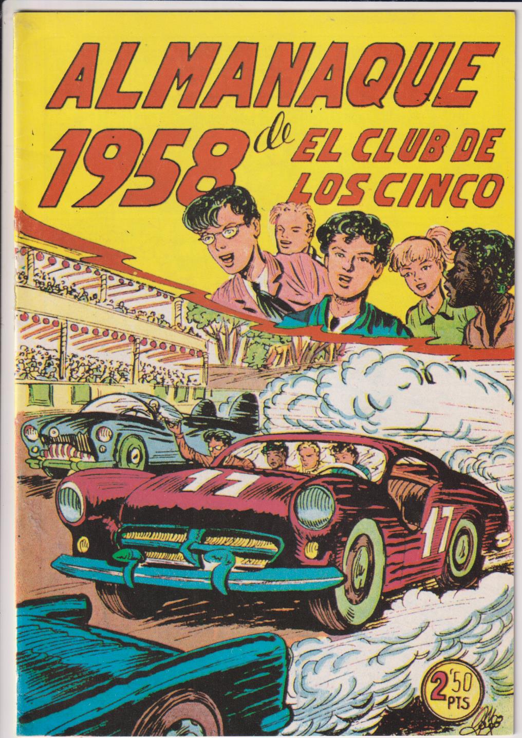 Almanaque El Club de los Cinco 1958. Reedición