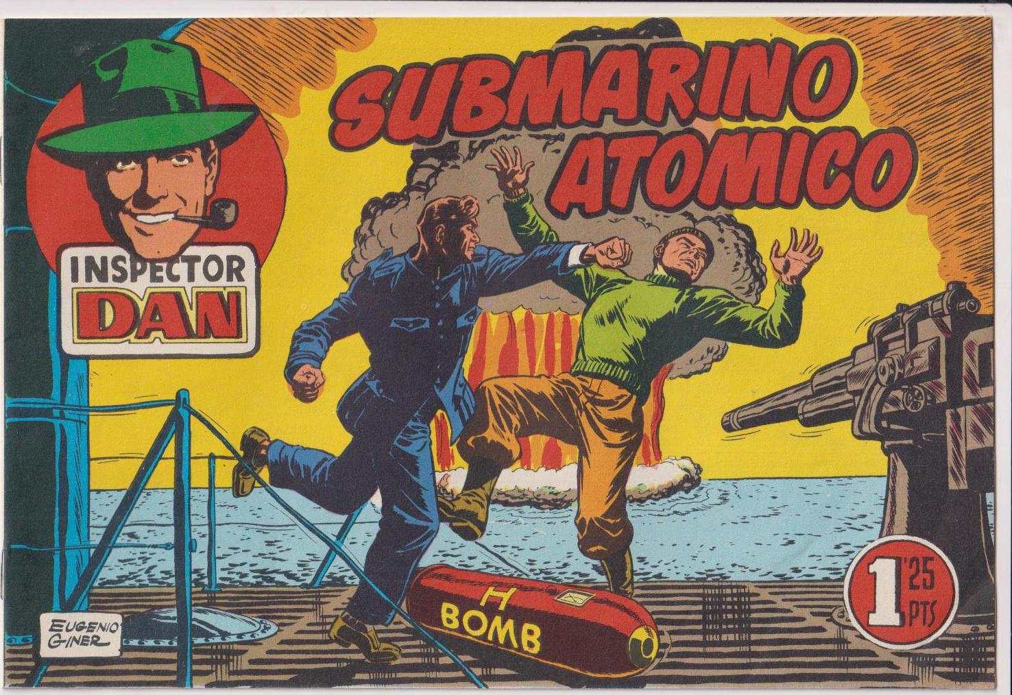 Inspector Dan nº 61. Submarino Atómico. Reedición