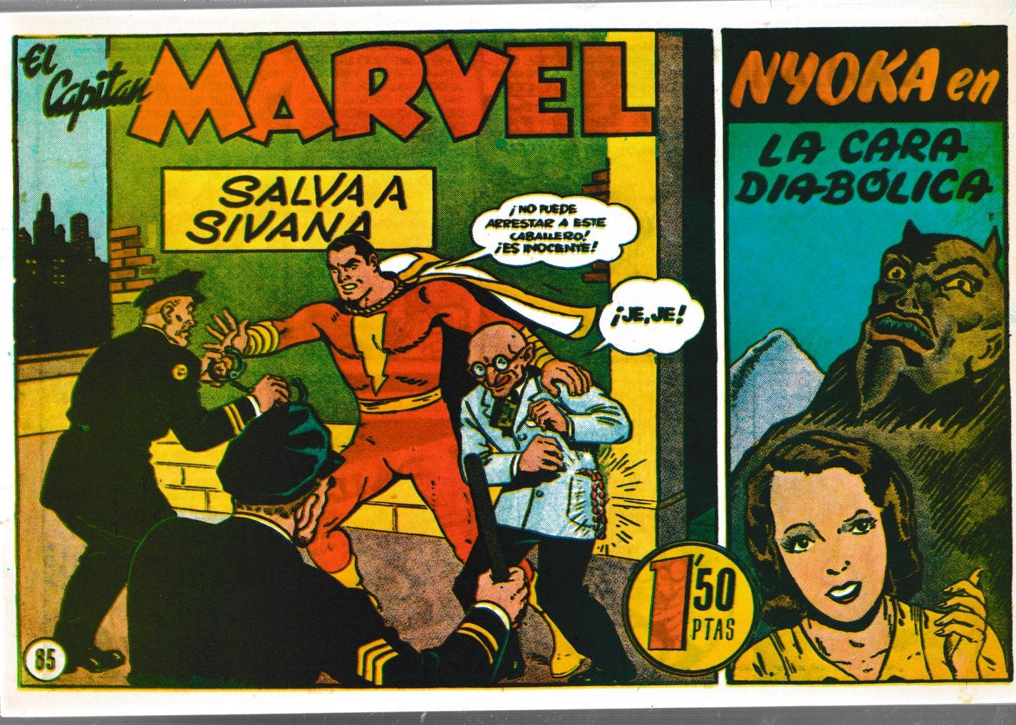 El Capitán Marvel. Hispano Americana 1947 (Reedición). Nº 85