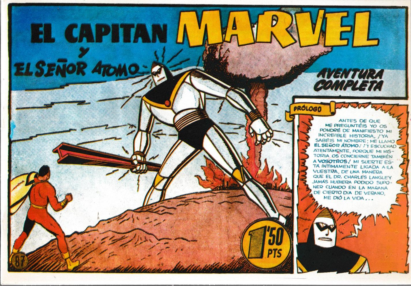 El Capitán Marvel. Hispano Americana 1947 (Reedición). Nº 87