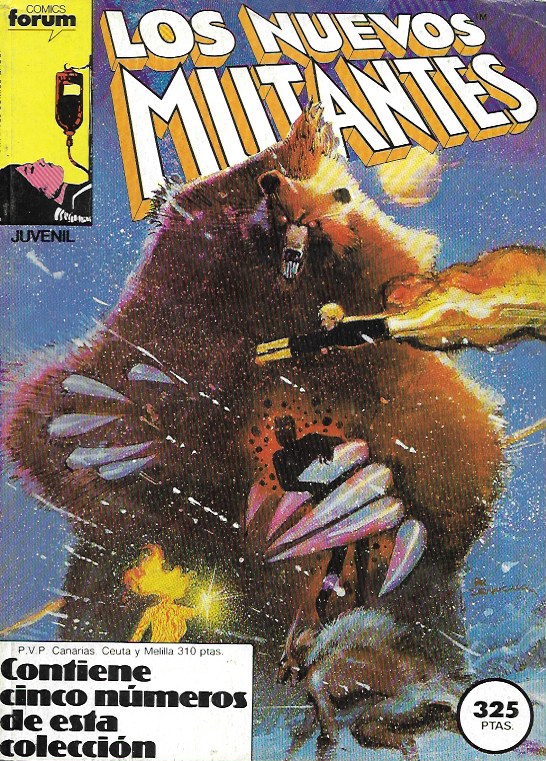 Los Nuevos Mutantes. Forum 1986. Tomo 4 (16 a 20)