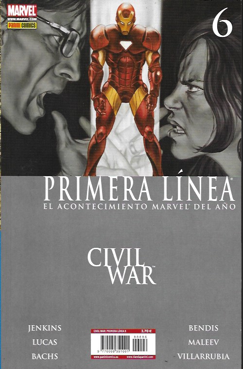 Civil War. Primera Línea. Panini 2007. Nº 6