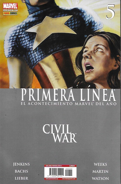 Civil War. Primera Línea. Panini 2007. Nº 5