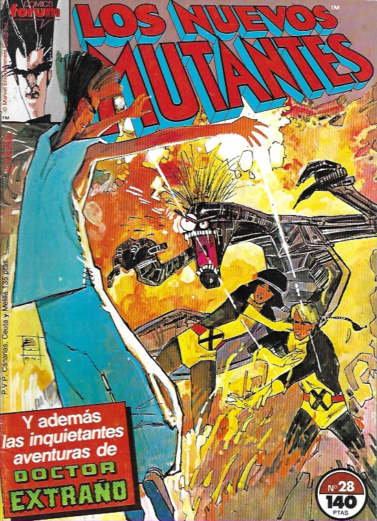 Los Nuevos Mutantes. Forum 1986. Nº 28