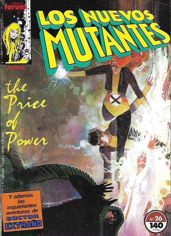 Los Nuevos Mutantes. Forum 1986. Nº 26