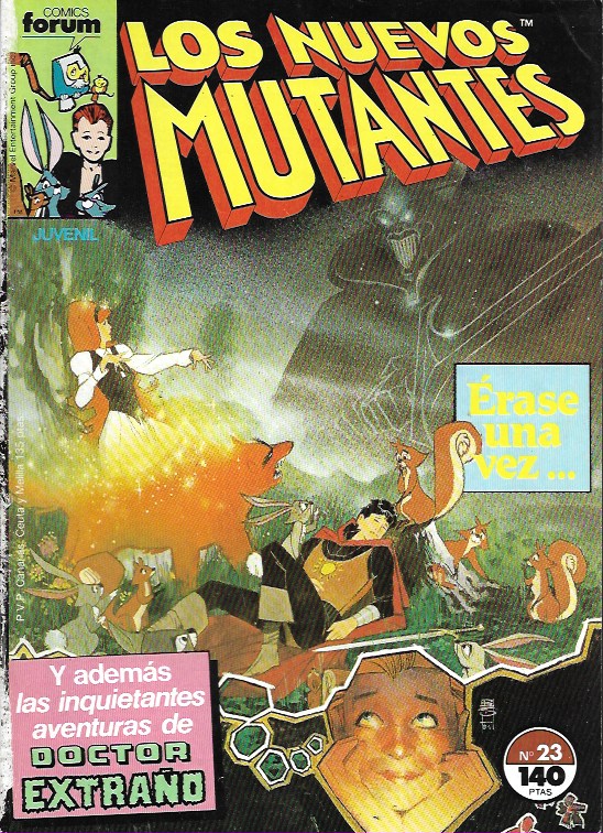 Los Nuevos Mutantes. Forum 1986. Nº 23