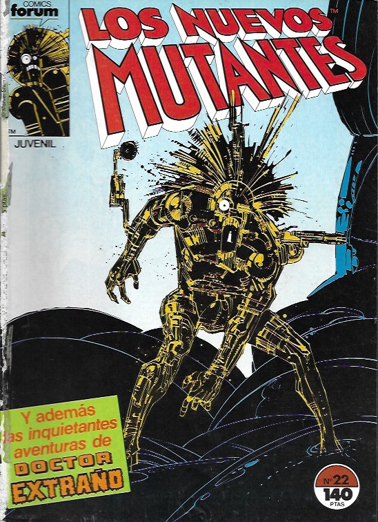 Los Nuevos Mutantes. Forum 1986. Nº 22