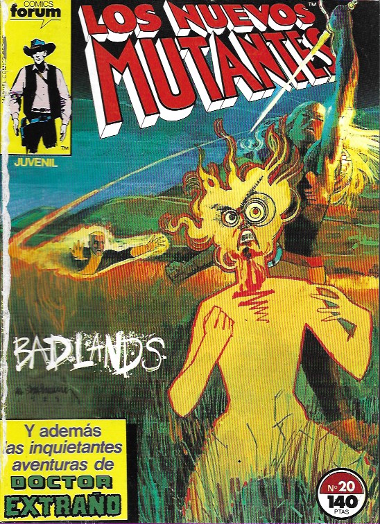 Los Nuevos Mutantes. Forum 1986. Nº 20