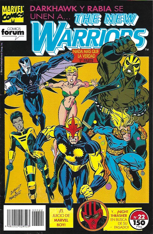 The New Warriors. Forum 1991. Nº 22