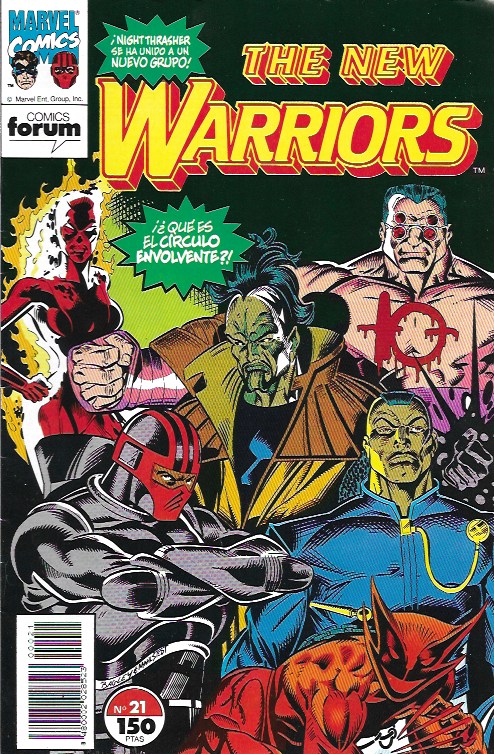 The New Warriors. Forum 1991. Nº 21
