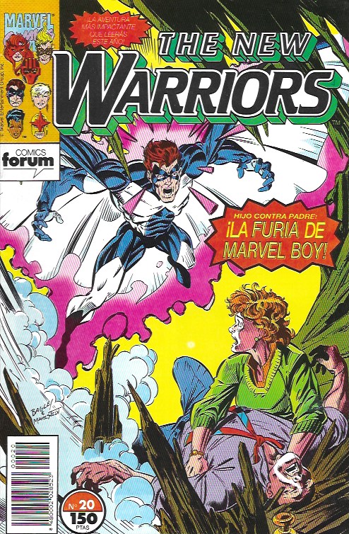 The New Warriors. Forum 1991. Nº 20