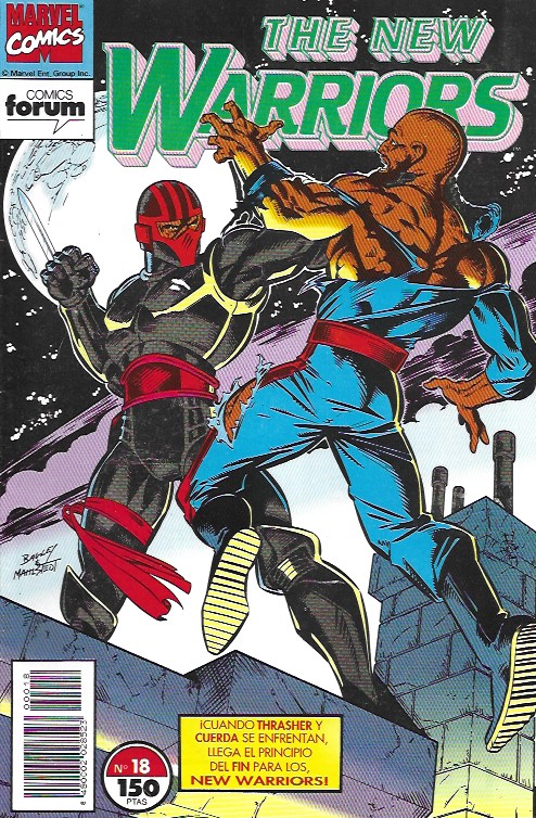 The New Warriors. Forum 1991. Nº 18