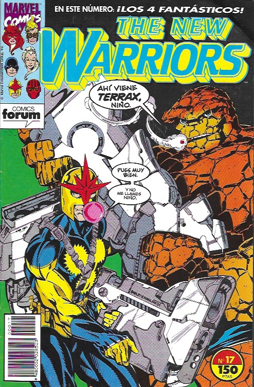 The New Warriors. Forum 1991. Nº 17