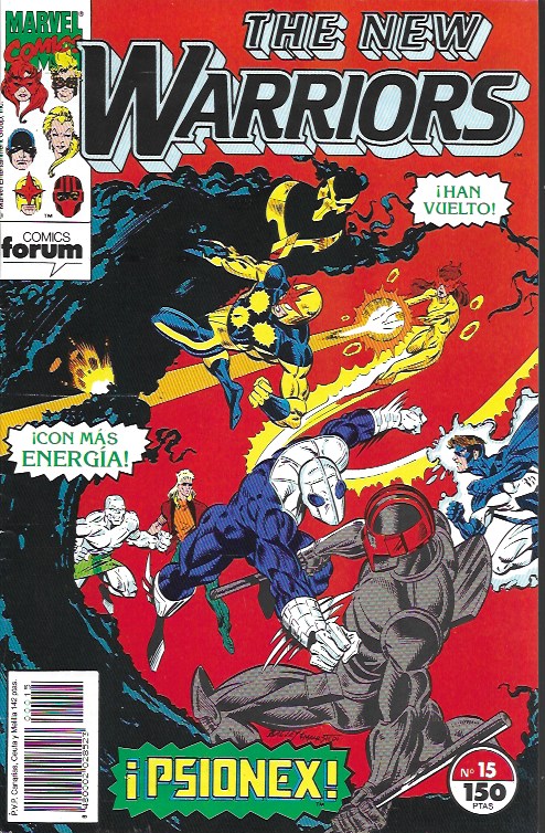 The New Warriors. Forum 1991. Nº 15