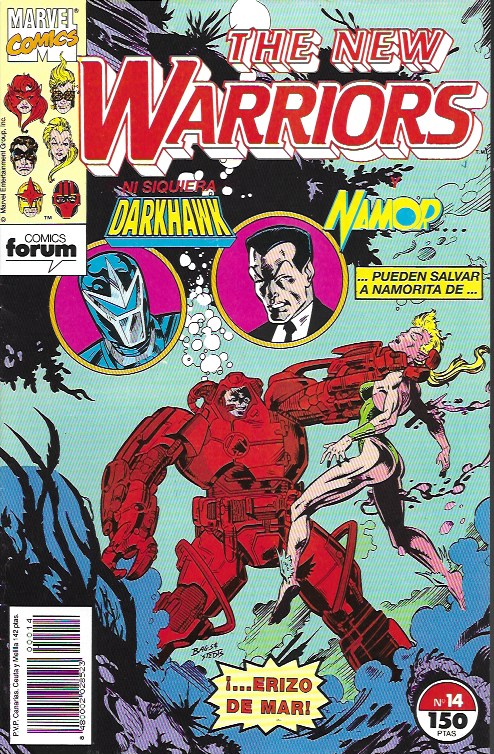 The New Warriors. Forum 1991. Nº 14