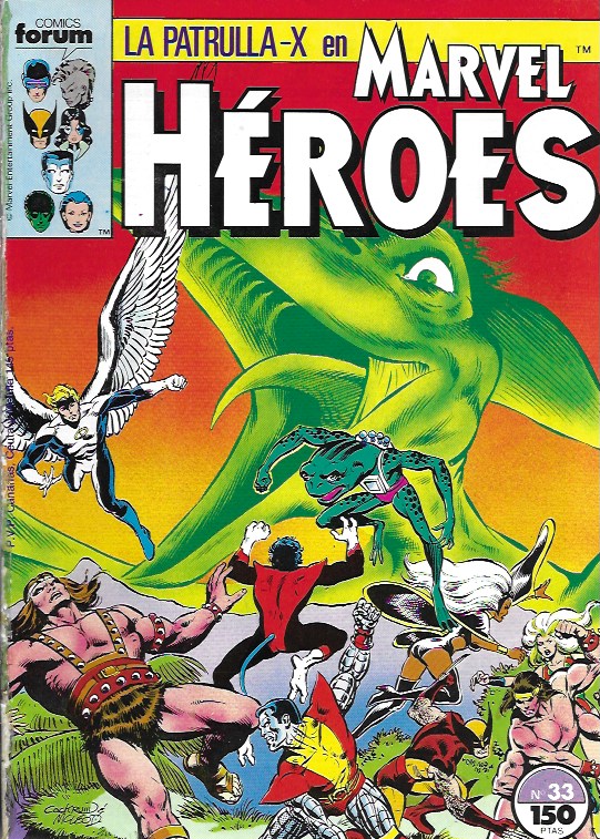 Marvel Heroes. Forum 1987. Nº 33 La Patrulla-X