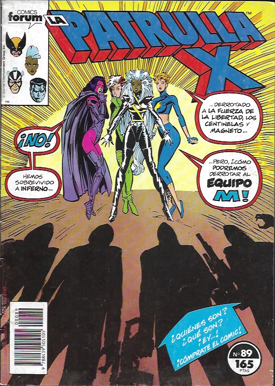 La Patrulla-X. Forum 1985. Nº 89