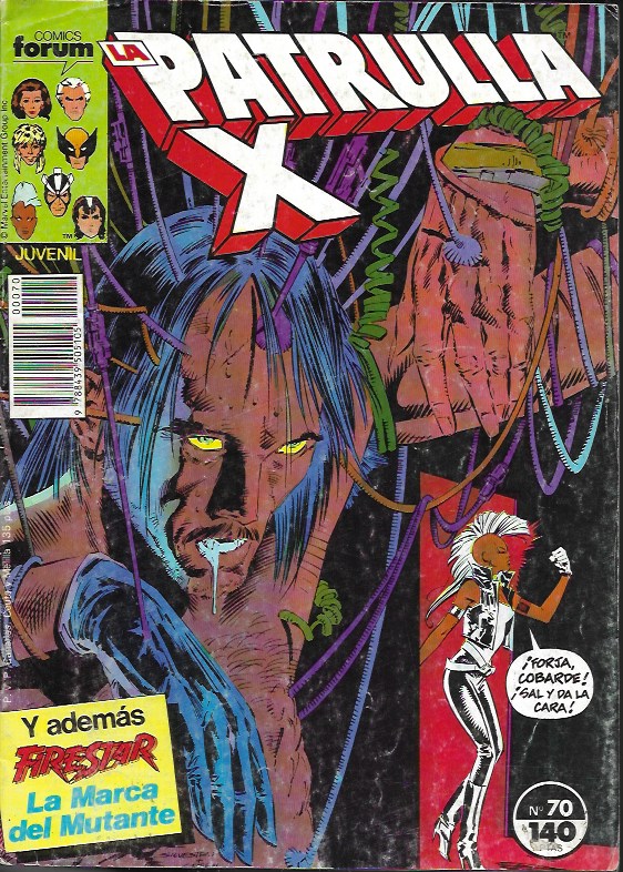 La Patrulla-X. Forum 1985. Nº 70