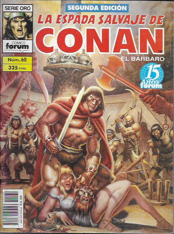 La Espada Salvaje de Conan. Forum 1989 (2ª Edición). Nº 60