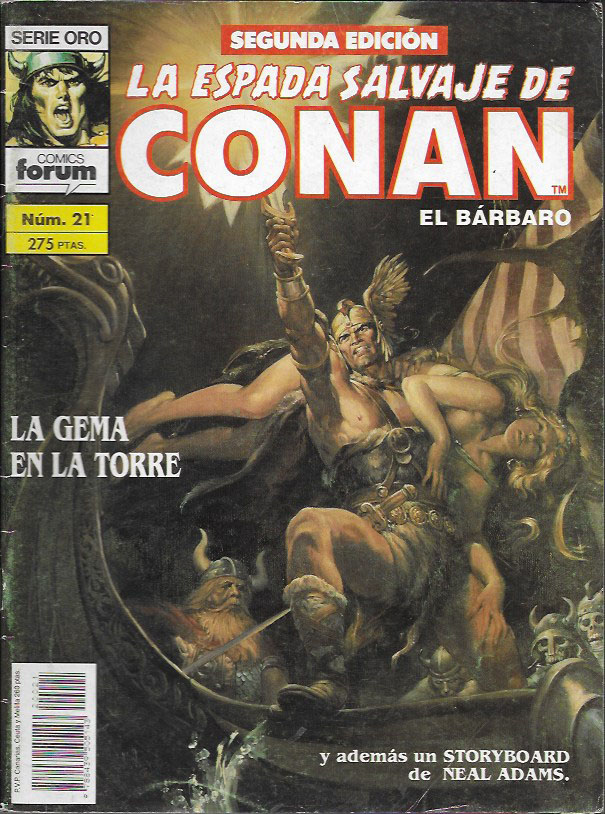 La Espada Salvaje de Conan. Forum 1989 (2ª Edición). Nº 21