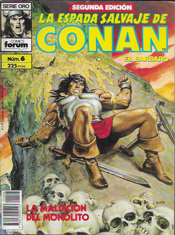 La Espada Salvaje de Conan. Forum 1989 (2ª Edición). Nº 6