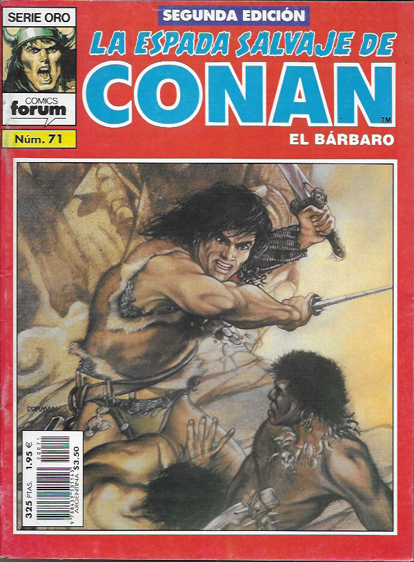 La Espada Salvaje de Conan. Forum 1989 (2ª Edición). Nº 71